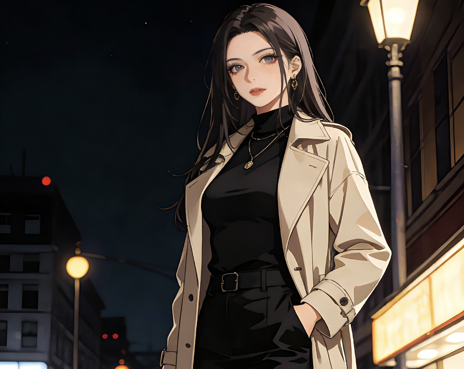 AI画图 黑丝霸总