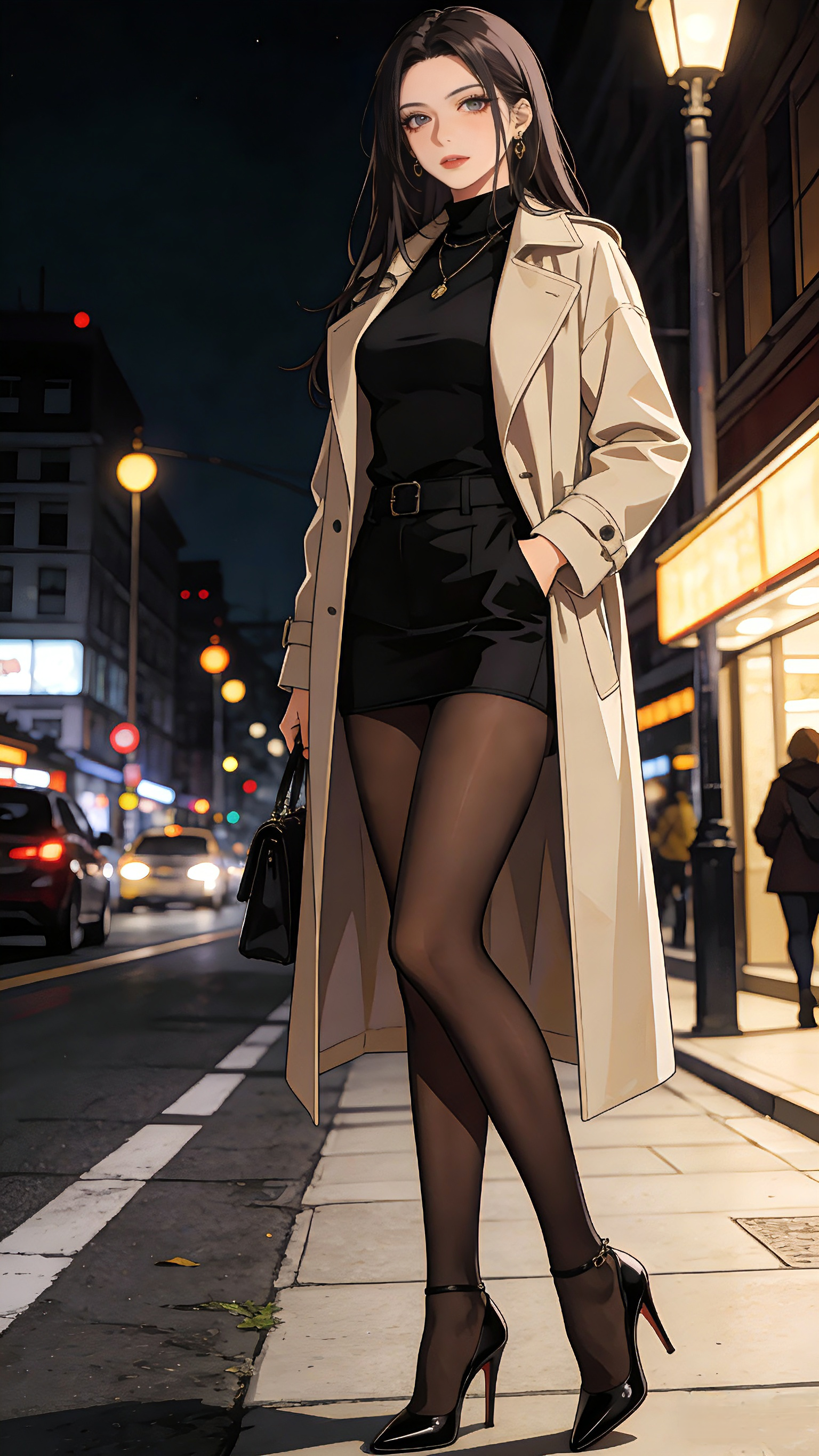 AI画图 黑丝霸总