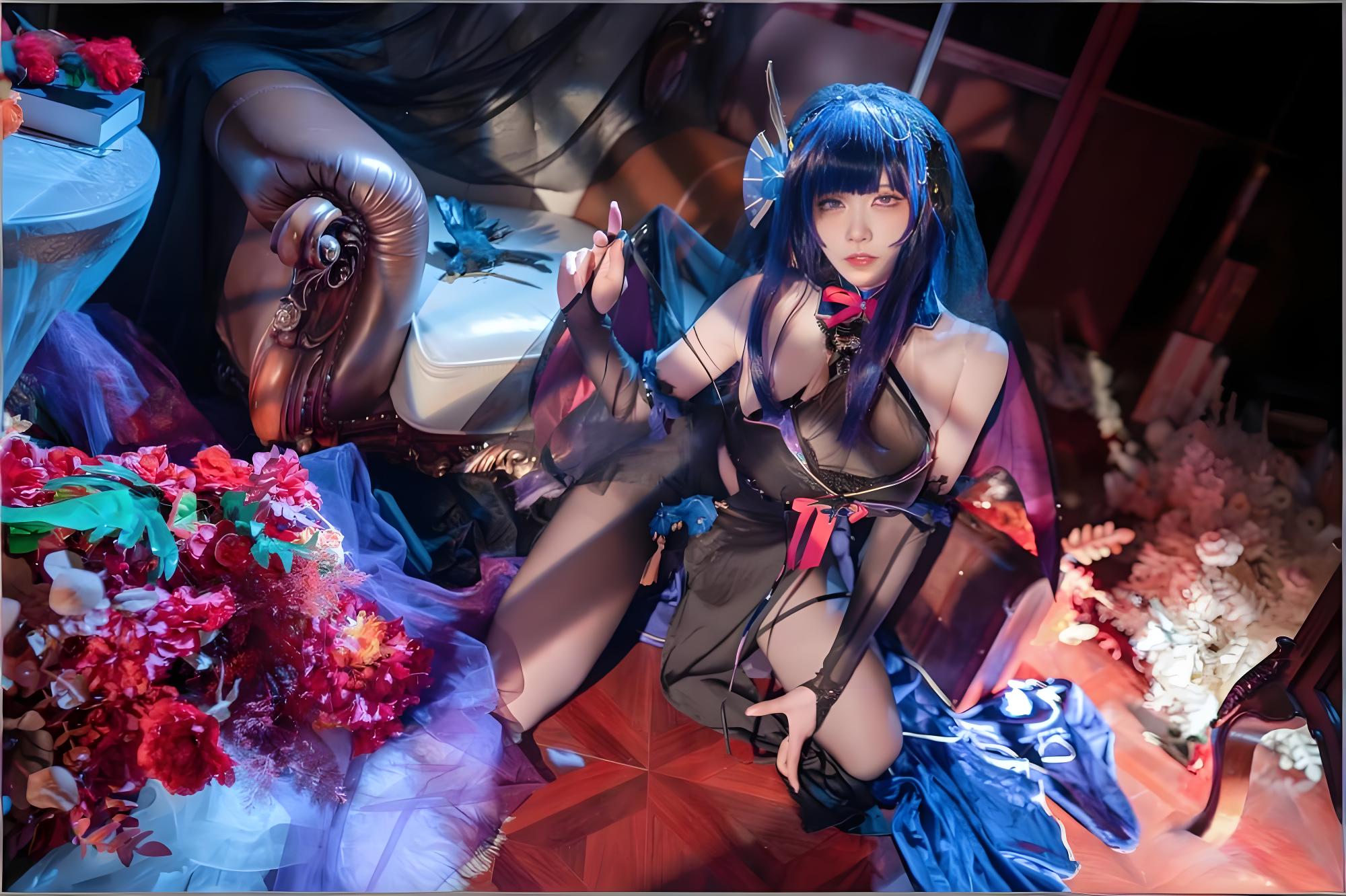 原神 雷电将军魅魔@安食Ajik