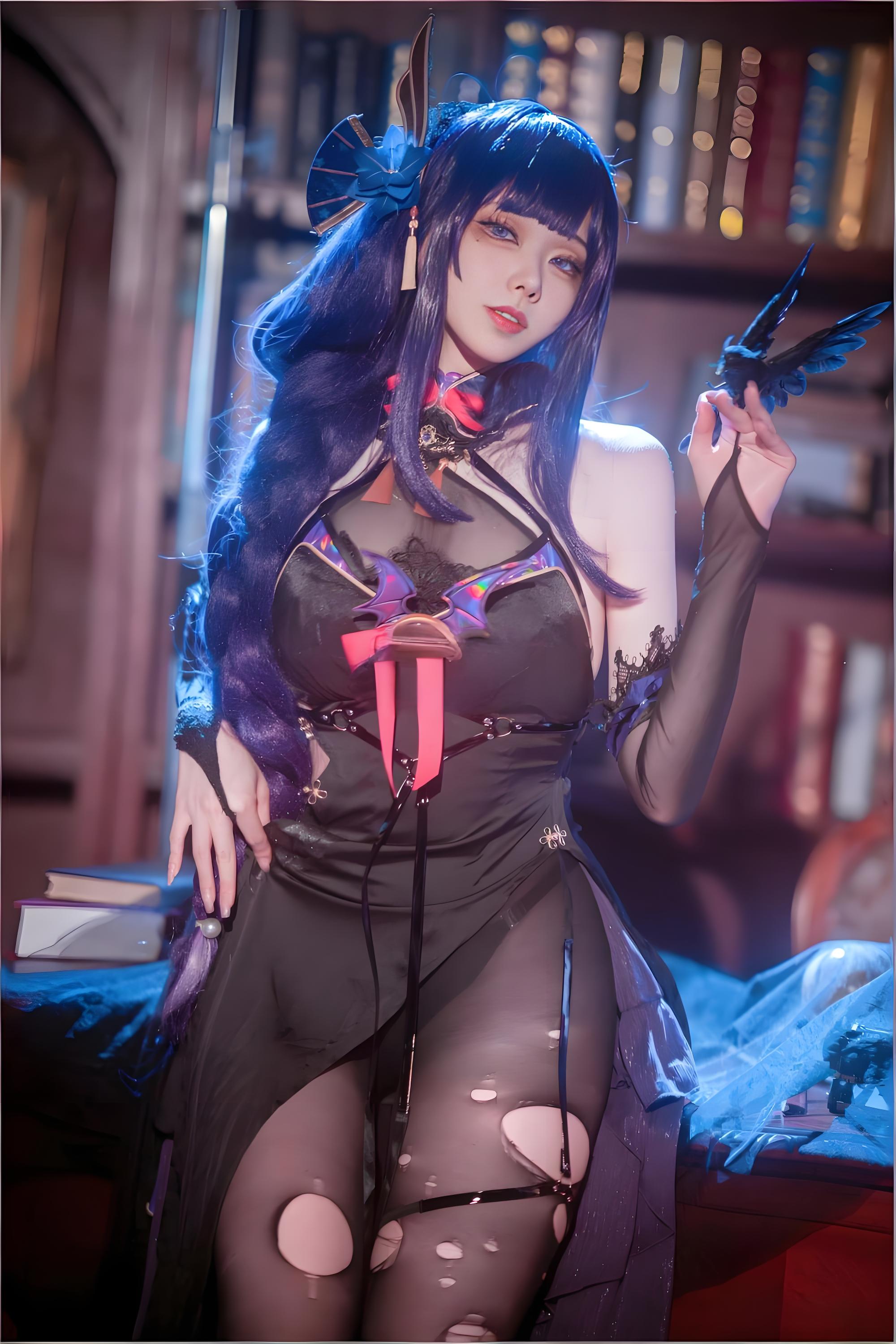 原神 雷电将军魅魔@安食Ajik